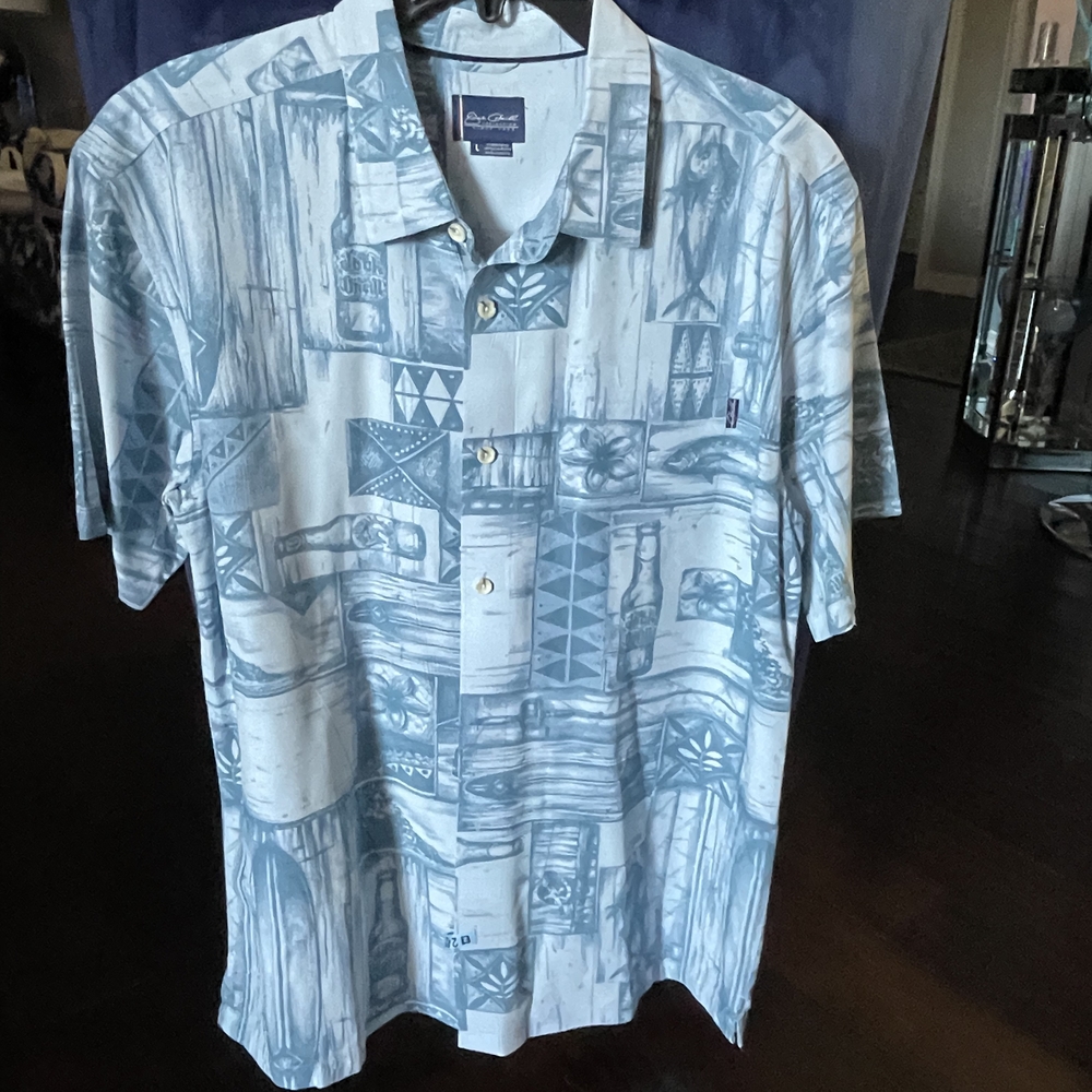 O'Neill Light Blue Patterned Casual Shirt